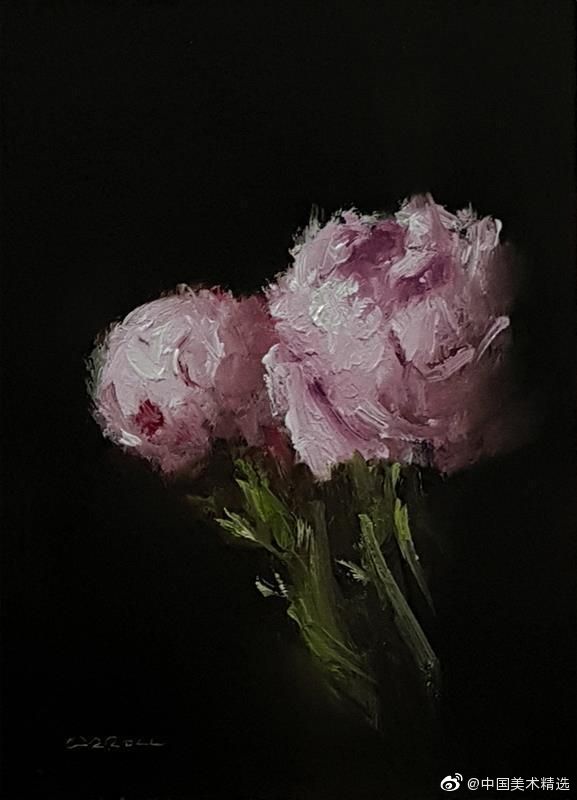 Neil Carroll 油画花卉